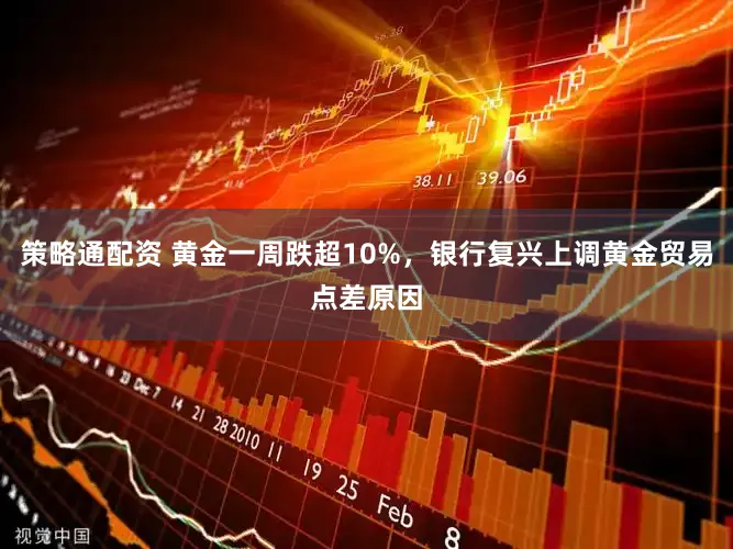 策略通配资 黄金一周跌超10%，银行复兴上调黄金贸易点差原因