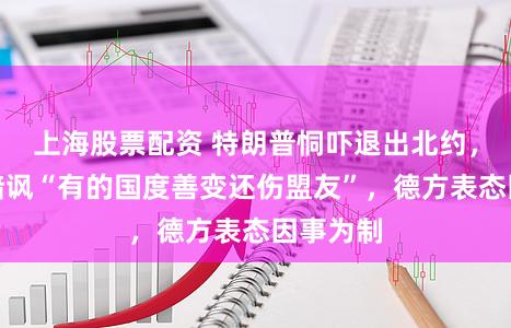 上海股票配资 特朗普恫吓退出北约，马克龙暗讽“有的国度善变还伤盟友”，德方表态因事为制