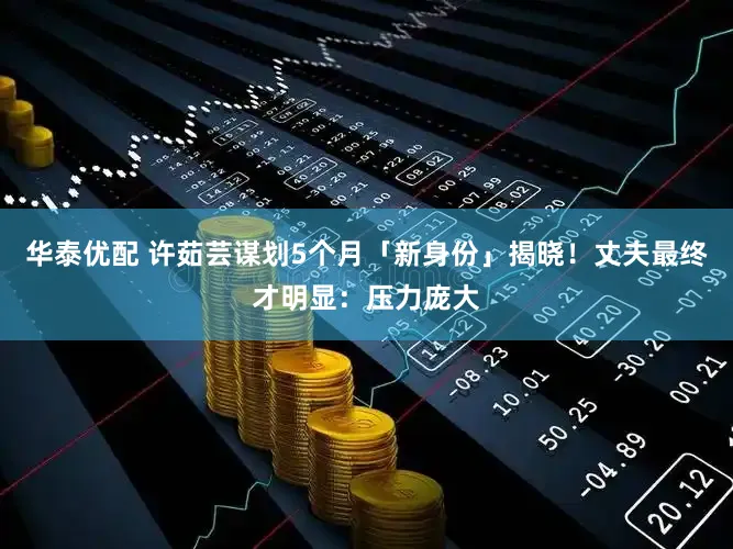 华泰优配 许茹芸谋划5个月「新身份」揭晓！丈夫最终才明显：压力庞大